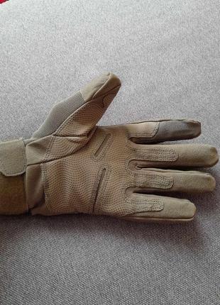 Перчатки тактические battle wolf хl хаки (маломерят на l)