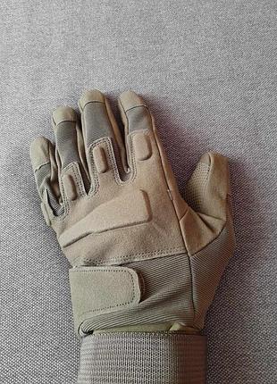 Перчатки тактические battle wolf хl хаки (маломерят на l)