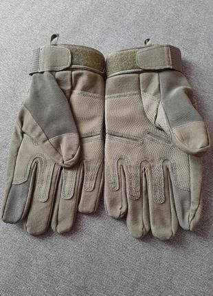 Перчатки тактические battle wolf хl хаки (маломерят на l)