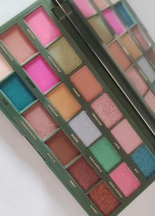 Палетка Urban Decay тени makeup revolution shrek шрек