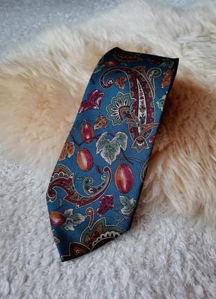 Шелковый галстук винтаж италия alessandro magno2 фото