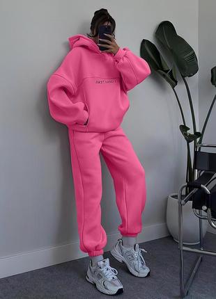 Теплый спортивный костюм oversize