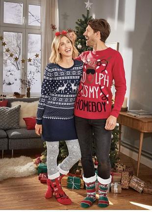 Жіночі різдвяні, новорічі легінси, теплі лосини esmara®2 фото