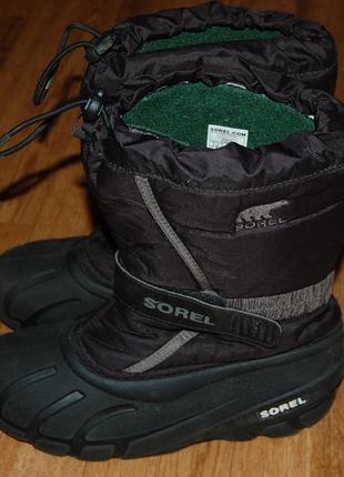 Зимние водостойкие сапоги ботинки 35 р sorel1 фото