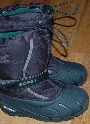 Зимние водостойкие сапоги ботинки 35 р sorel5 фото