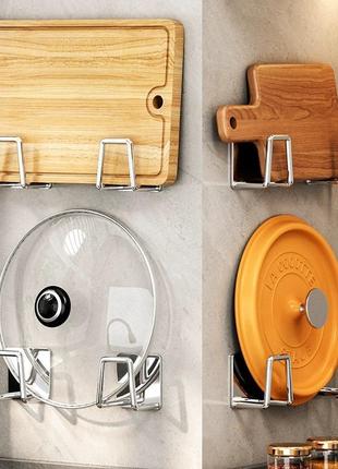 Гачки самоклеючі настінні simpleshop 4шт для кухні, одягу, рушників, ключів/ вішалка на мийку/ органайзер3 фото