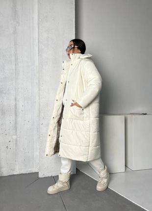 Жіноча зимова куртка,женская зимняя куртка,жіноче зимове довге тепле пальто,женское длинное тёплое пальто,пуховик8 фото