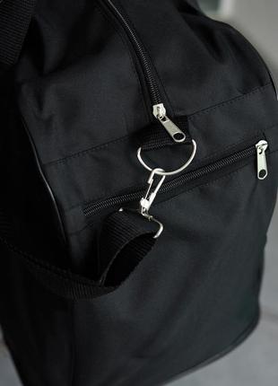 Спортивная дорожная сумка under armour белое лого, сумка с возможностью увеличить объем7 фото