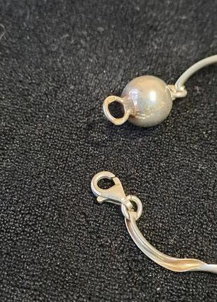 Серебряное колье с шариками 925 проба