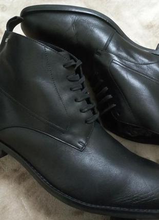 Ботинки.сапожки осень-весна кожа муж.47р. clarks индии