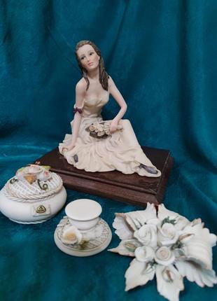 Колекційна статуетка a. belcari capodimonte, italy