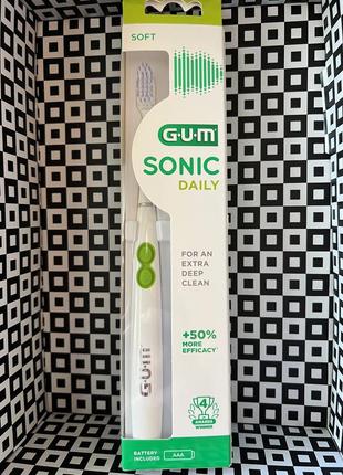 Электрическая зубная щетка gum activital sonic day2 фото