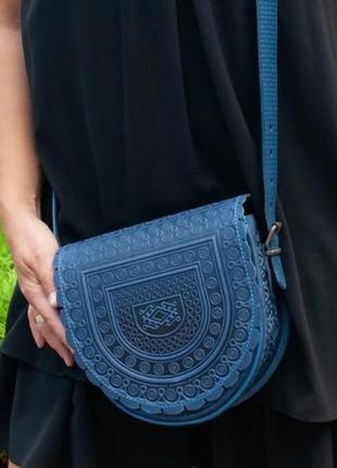 Жіноча сумка ручної роботи в етно стилі2 фото