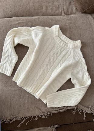 Светер з відкритими плечима 34-36 розмір