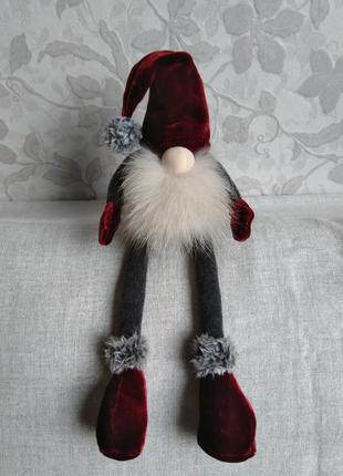 Скандинавський гном (іграшка, єльф, різдво)2 фото