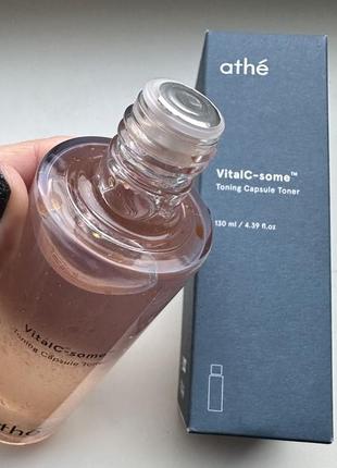 Тонер з вітаміном с -athé vitalc-some™ toning capsule toner4 фото