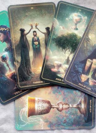 Гадальные карты таро гармонии  the harmony tarot колода карт таро фентези4 фото