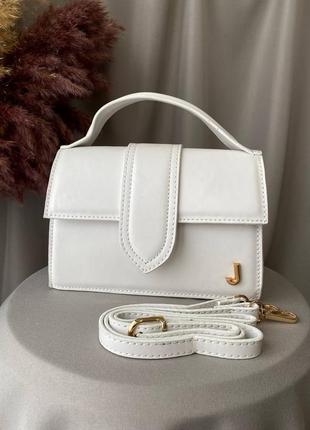 Сумка jacquemus white1 фото