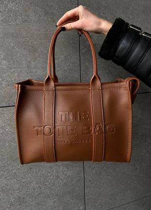 Сумка tote bag brown 2