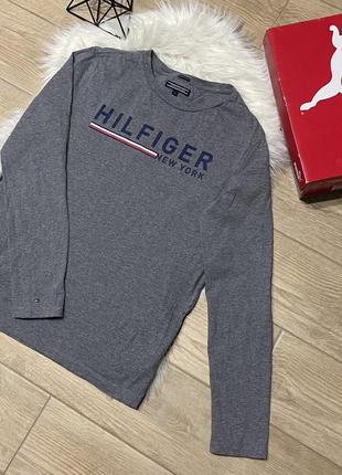 Женская кофта лонгслив tommy hilfiger s оригинал2 фото