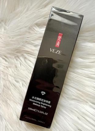 Спрей-фиксатор для макияжа venzen (veze) moisturizing brightening makeup spray