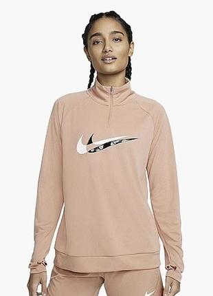 Женская толстовка nike swoosh dri-fit