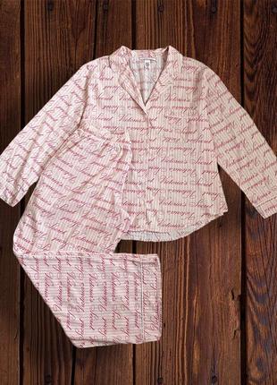 Комплект пижама ночнушка vs victoria’s secret набор штаны рубашка виктоия стерео котон вискоза8 фото