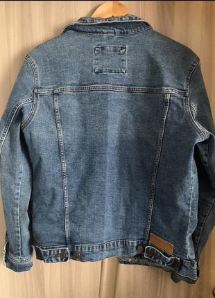Чоловіча джинсова куртка джинсовка3 фото