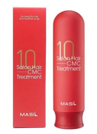 Бальзам для волосся відновлюючий з церамідами masil 10 salon hair cmc treatment 300ml1 фото