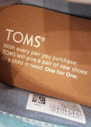 Бавовняні еспадрільї toms оригінал2 фото