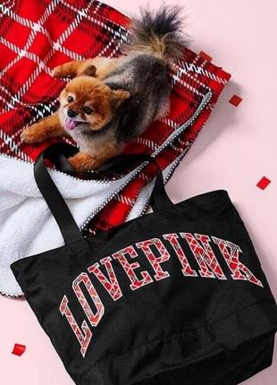 Набор сумка и плед victorias secret