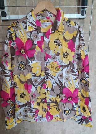 Коттоновая рубашка на весну лето
