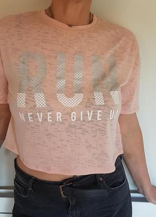 Топ розовый