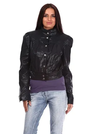 Женская короткая куртка-бомбер итальянский бренд miss sixty2 фото