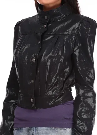 Женская короткая куртка-бомбер итальянский бренд miss sixty
