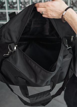 Спортивная дорожная сумка puma белое лого, сумка с возможностью увеличить объем9 фото