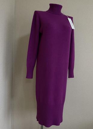 Стильное,базовое теплое платье-свитер,с кашемиром7 фото