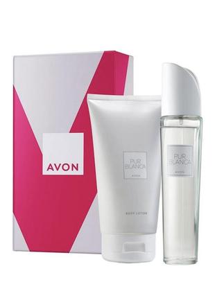 Парфюм-косметический набор pur blanca avon