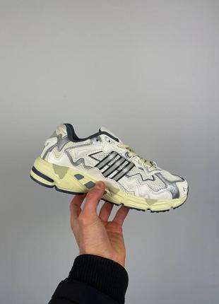 Мужские белые кожаные кроссовки adidas x bad bunny response cl