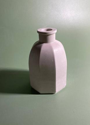 Ваза в скандинавсом стиле, круглая ваза, кашпо из гипс для цветов, ваза для композиций, nordic style