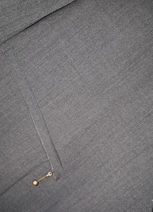 Стильний брендовий вовняний костюм спідниця олівець і прямий піджак жакет великий розмір 54-563 фото