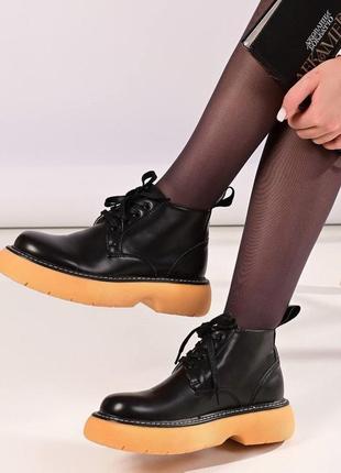 Ботинки в стиле bottega Cab veneta.
