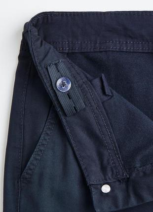 Штаны  брюки карго из хлопка на подкладке h&m3 фото
