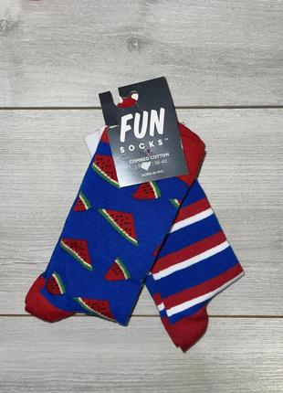 Носки высокие 2 пары женские размер 36-40 fun socks.цена за упаковку.6 фото