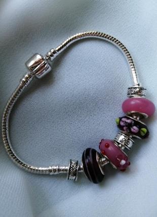 Браслет посеребренный, подарок каждому покупателю