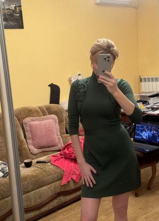 Платье теплое red valentino зеленая