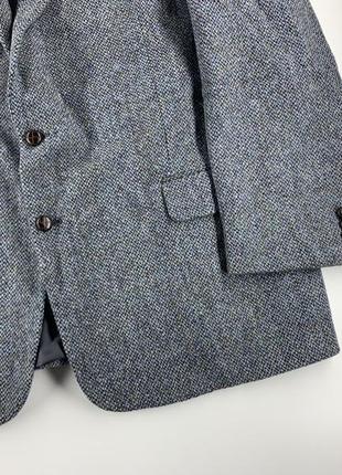 Пиджак harris tweed blazer wool шерсть3 фото