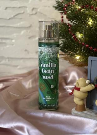 Парфюмированный спрей для тела и волос bath and body works vanilla bean noel оригинал1 фото