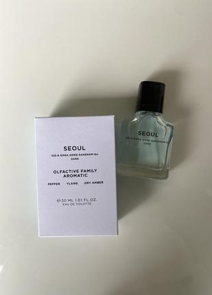 Zara seoul, 30мл, zara silver, найбажаніші чоловічі парфуми, духи парфюм іспанія1 фото