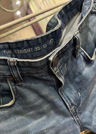 Классные джинсы синего цвета не тянутся качественная джинса!✨3 фото
